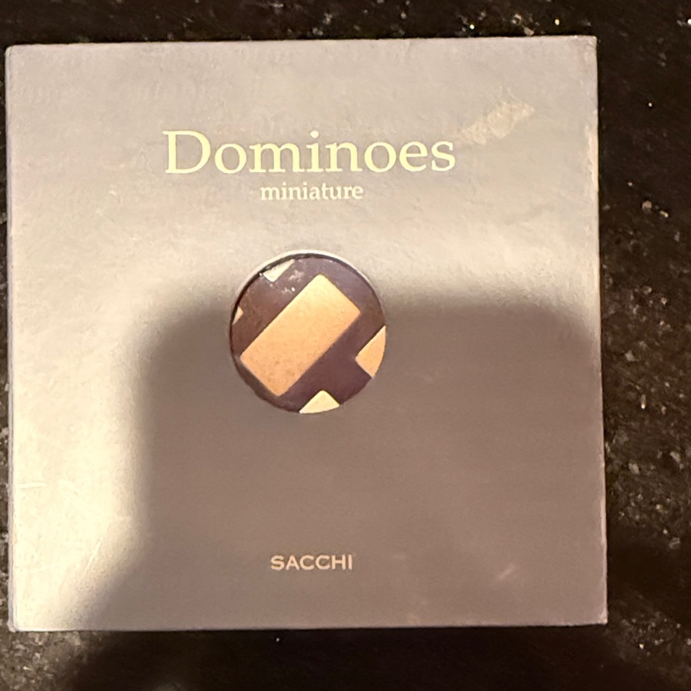 Sacchi Miniature Dominoes Set